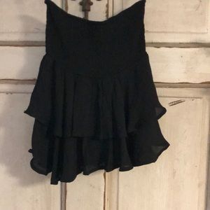 SHEIN Layered Hem Flowy Flouncy Skirt Wide elastic waist Swimsuit Cover …